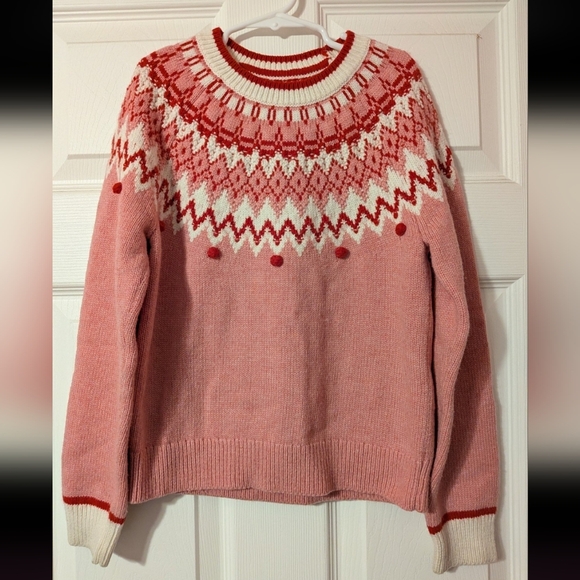 Mini Boden Other - Mini Boden Fun Fair Isle Yoke Jumper